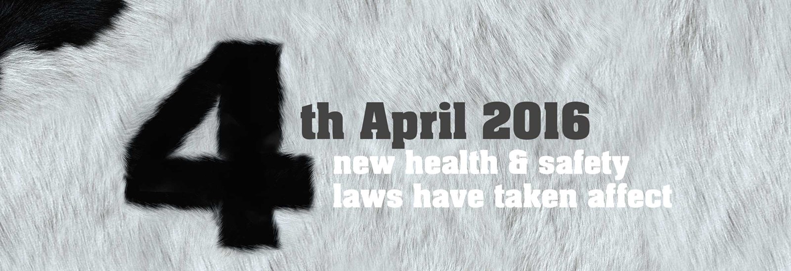 4th April 2016 new health and safety laws taking effect